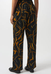 High-waisted Abstract Trousers