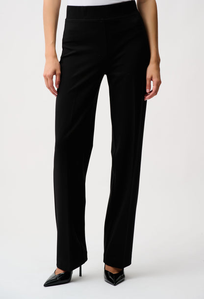 Formal Mid Rise Wide Leg Trousers