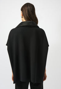 Hip-length Sleeveless Casual Jacket