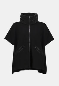 Hip-length Sleeveless Casual Jacket