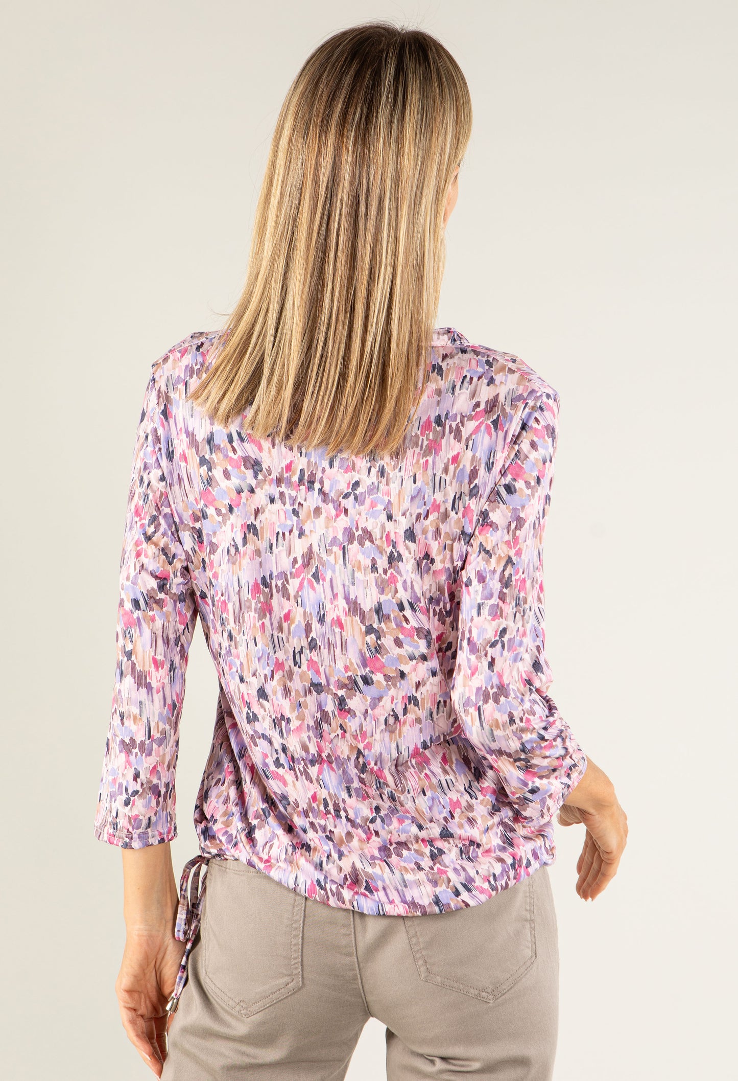 Abstract Front Pocket Top