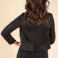 Cropped Faux Suede Jacket