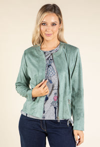 Vintage Leather Look Jacket