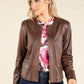 Vintage Leather Look Jacket