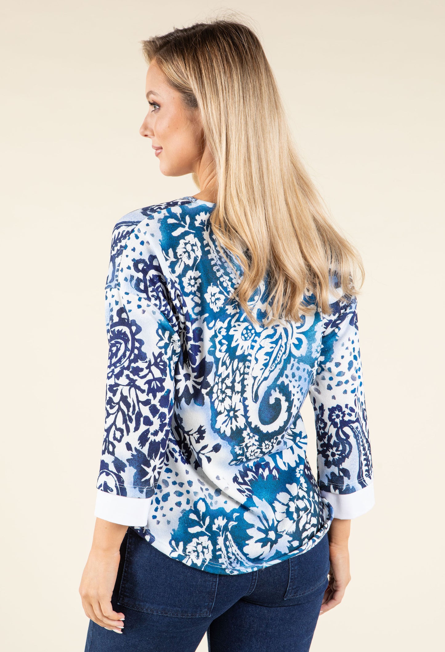 2 in 1 Floral Soft Touch Knit