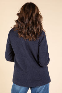 Curly Brown Boucle Jacket