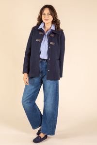 Curly Brown Boucle Jacket