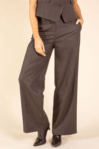 Lisa Pinstripe Trousers