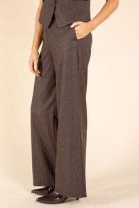 Lisa Pinstripe Trousers