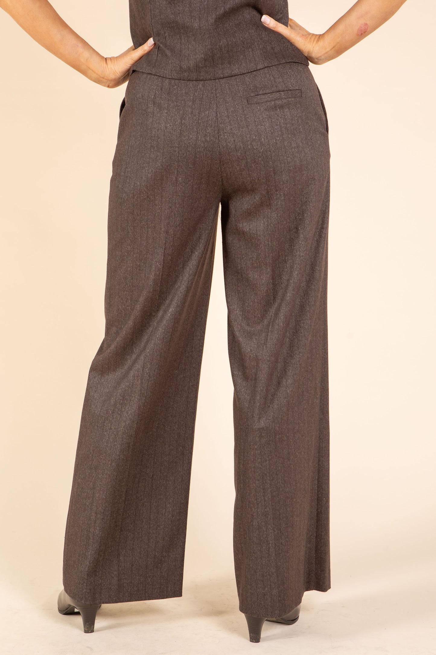 Lisa Pinstripe Trousers