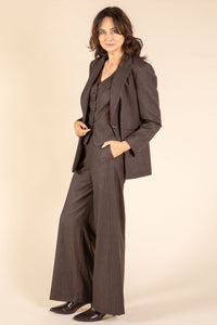 Lisa Pinstripe Trousers