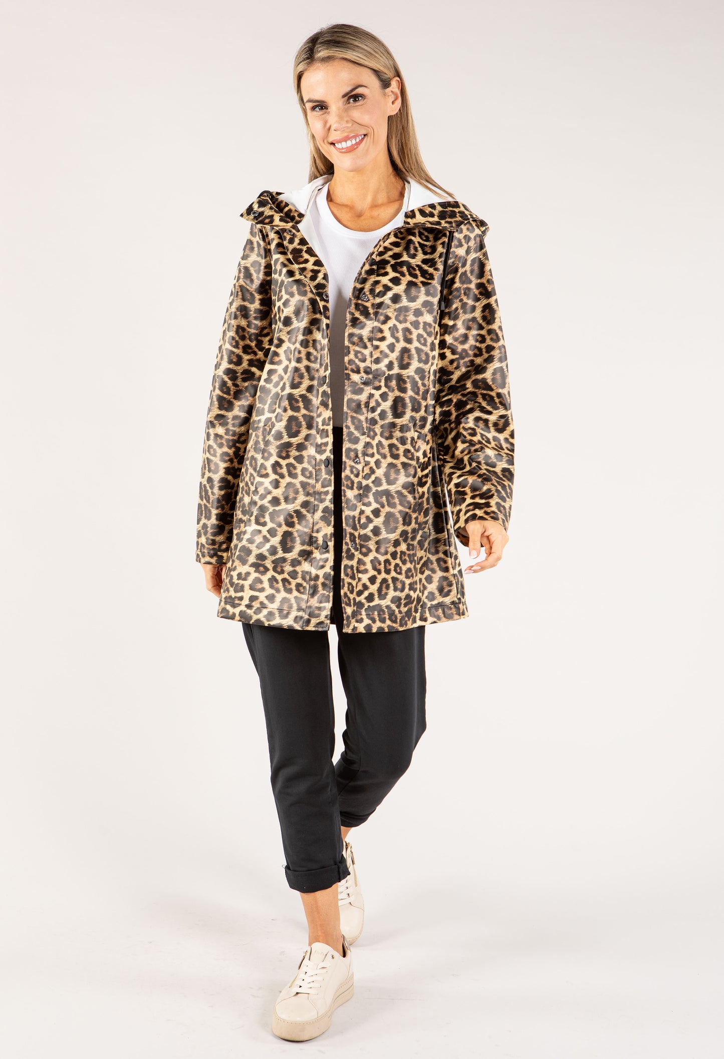 ONLMARIE Leopard Raincoat