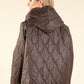 Hooded Quilted Jacket
