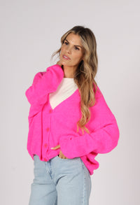 Soft Knit V Neck Cardigan