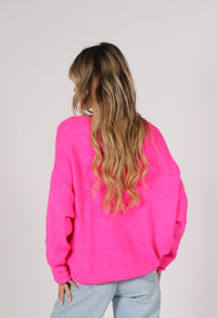 Soft Knit V Neck Cardigan