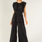 Plisse Pleated Co-Ord