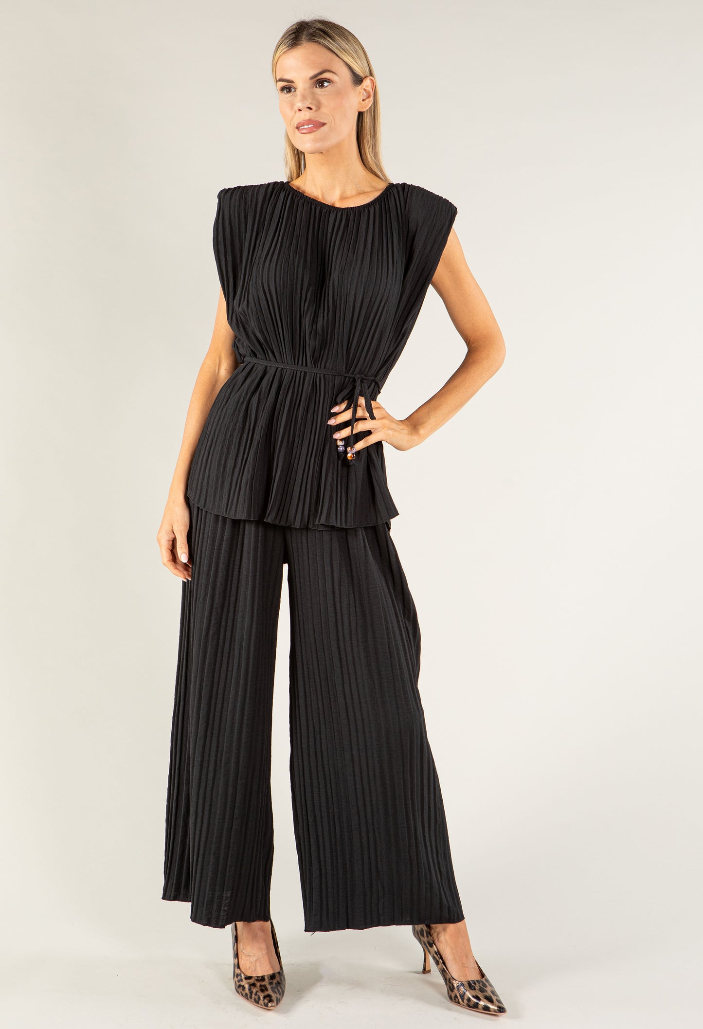Plisse Pleated Co-Ord