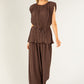 Plisse Pleated Co-Ord