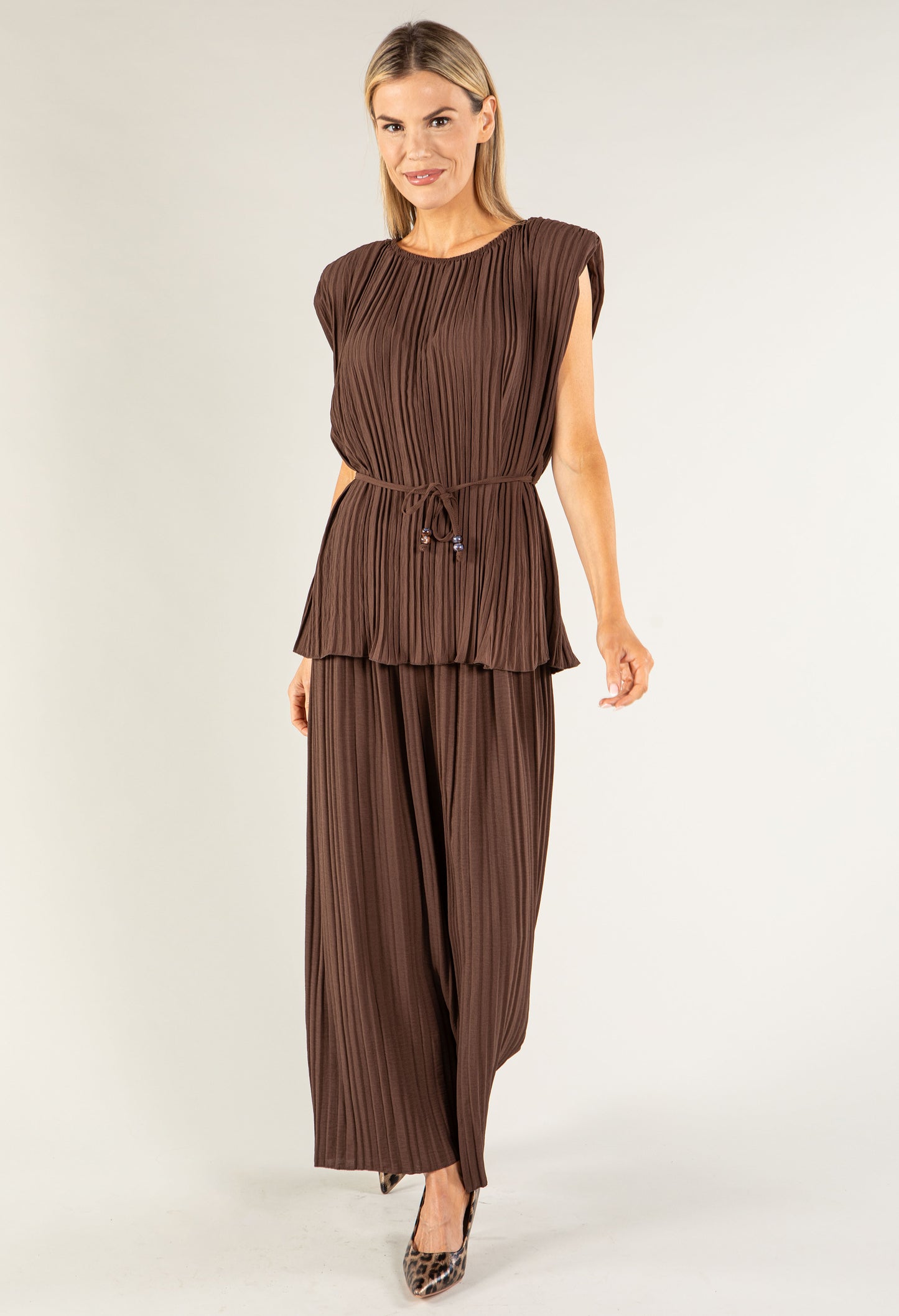 Plisse Pleated Co-Ord