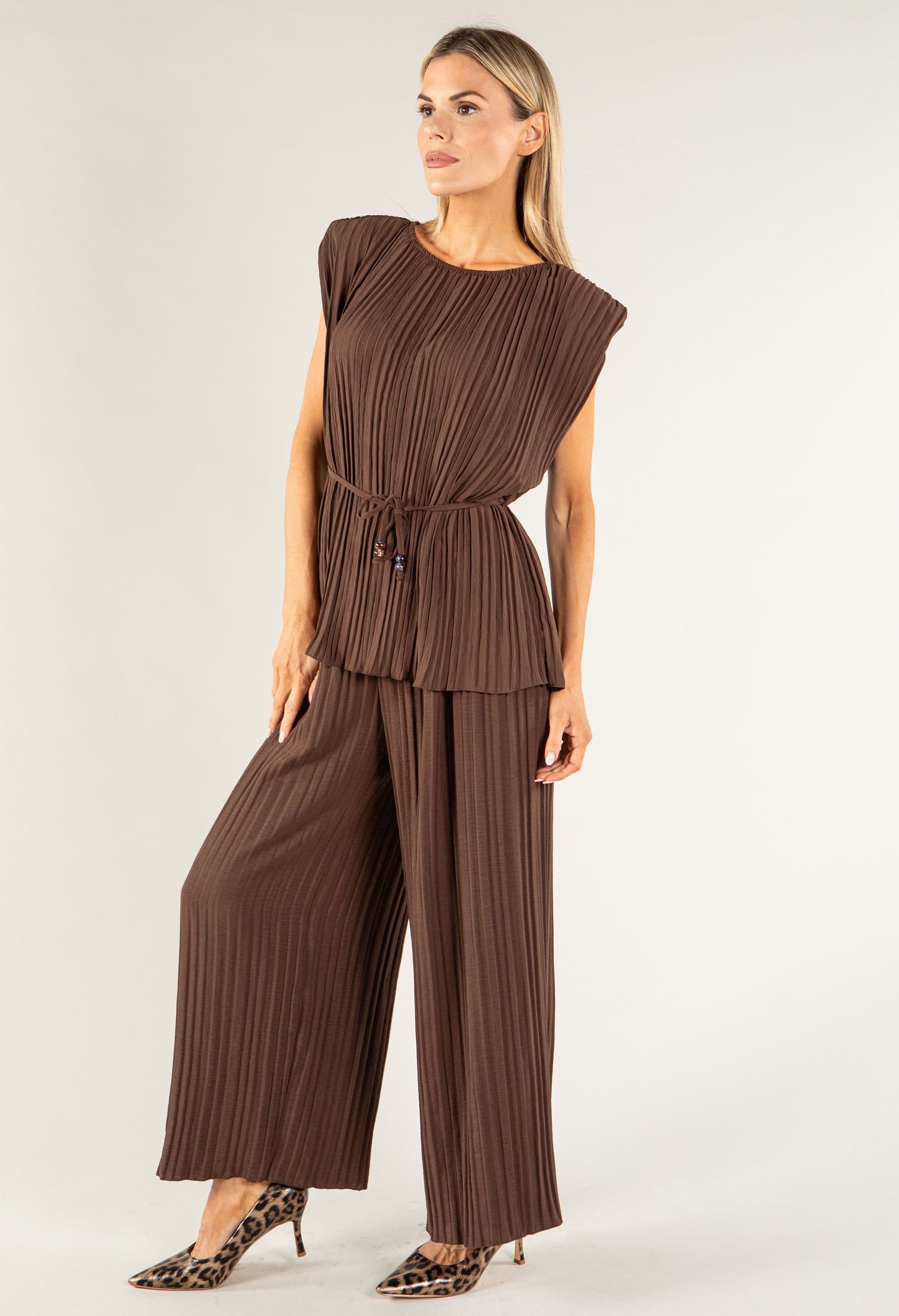 Plisse Pleated Co-Ord