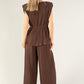 Plisse Pleated Co-Ord