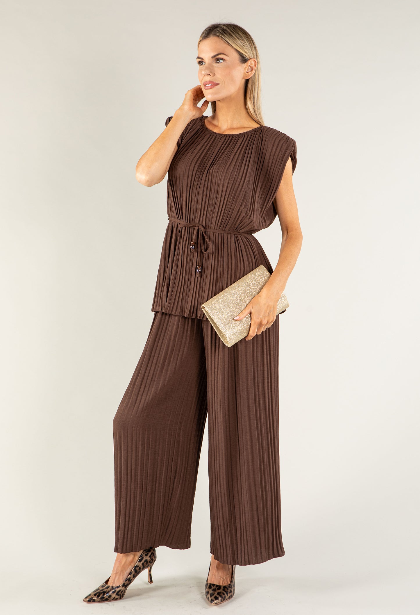 Plisse Pleated Co-Ord