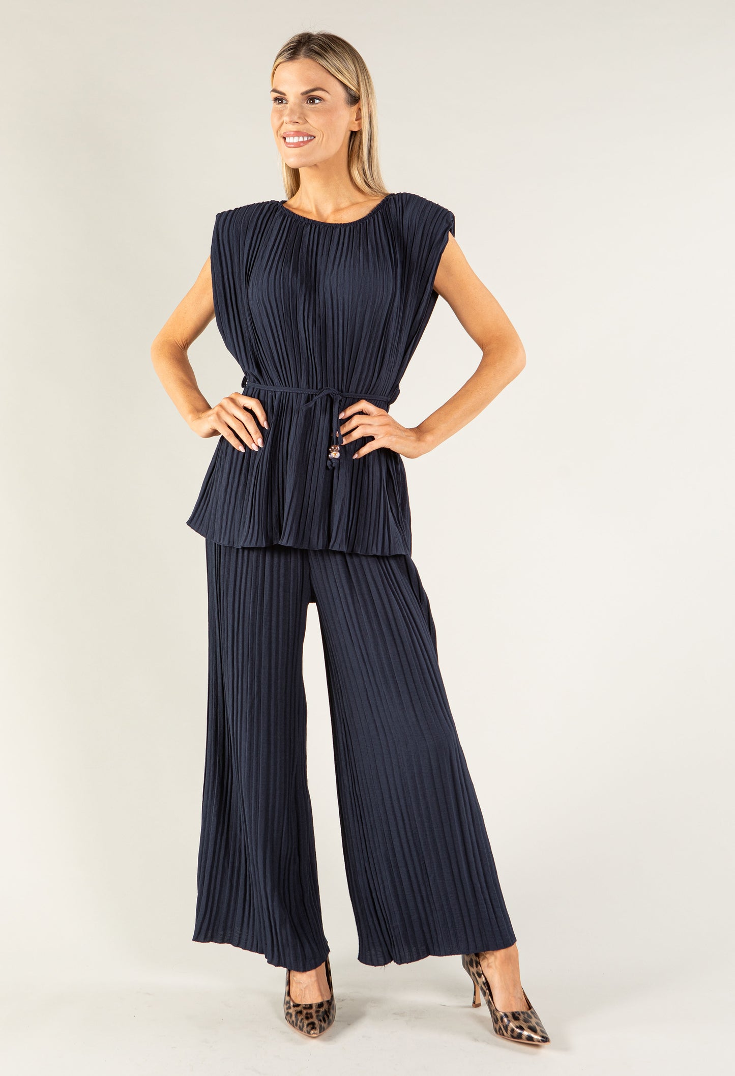 Plisse Pleated Co-Ord
