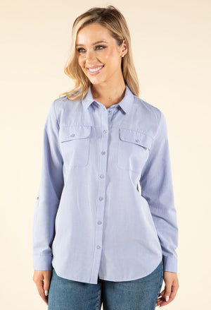 Light Pin Stripe Shirt