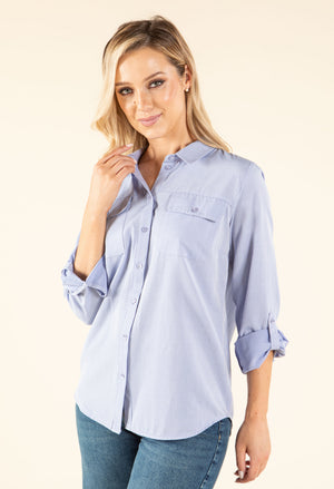 Light Pin Stripe Shirt