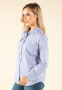 Light Pin Stripe Shirt