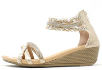 Triple Strap Sandal