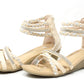 Triple Strap Sandal