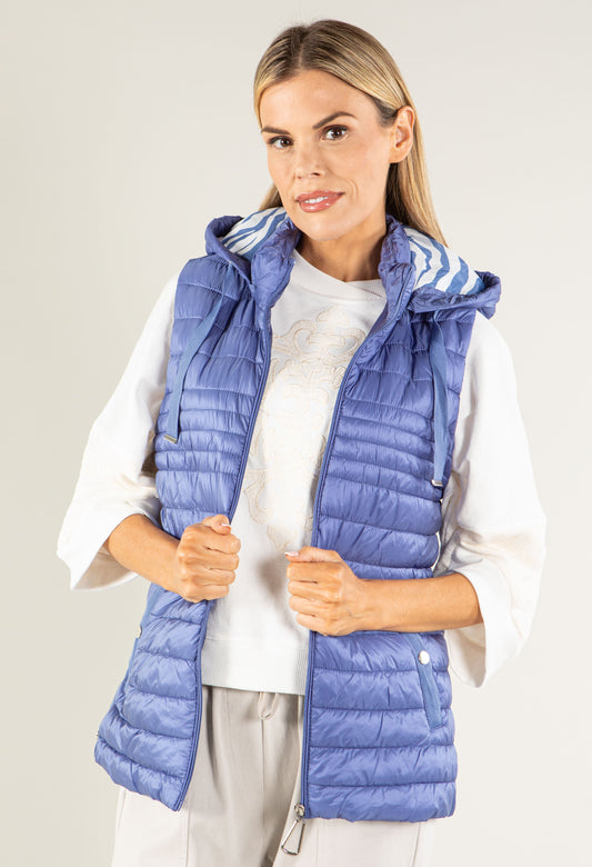 Hooded Quilted Gilet