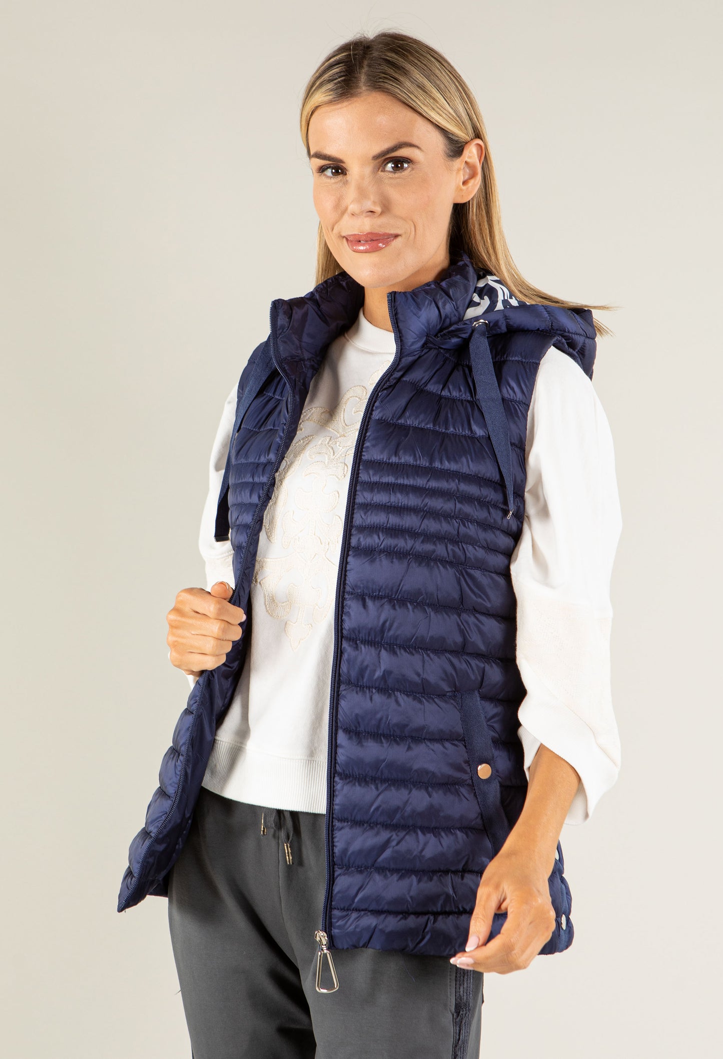 Hooded Quilted Gilet