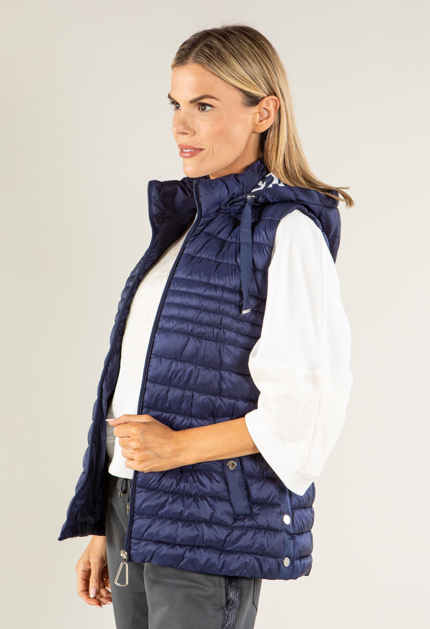 Hooded Quilted Gilet
