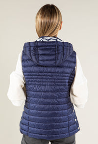 Hooded Quilted Gilet