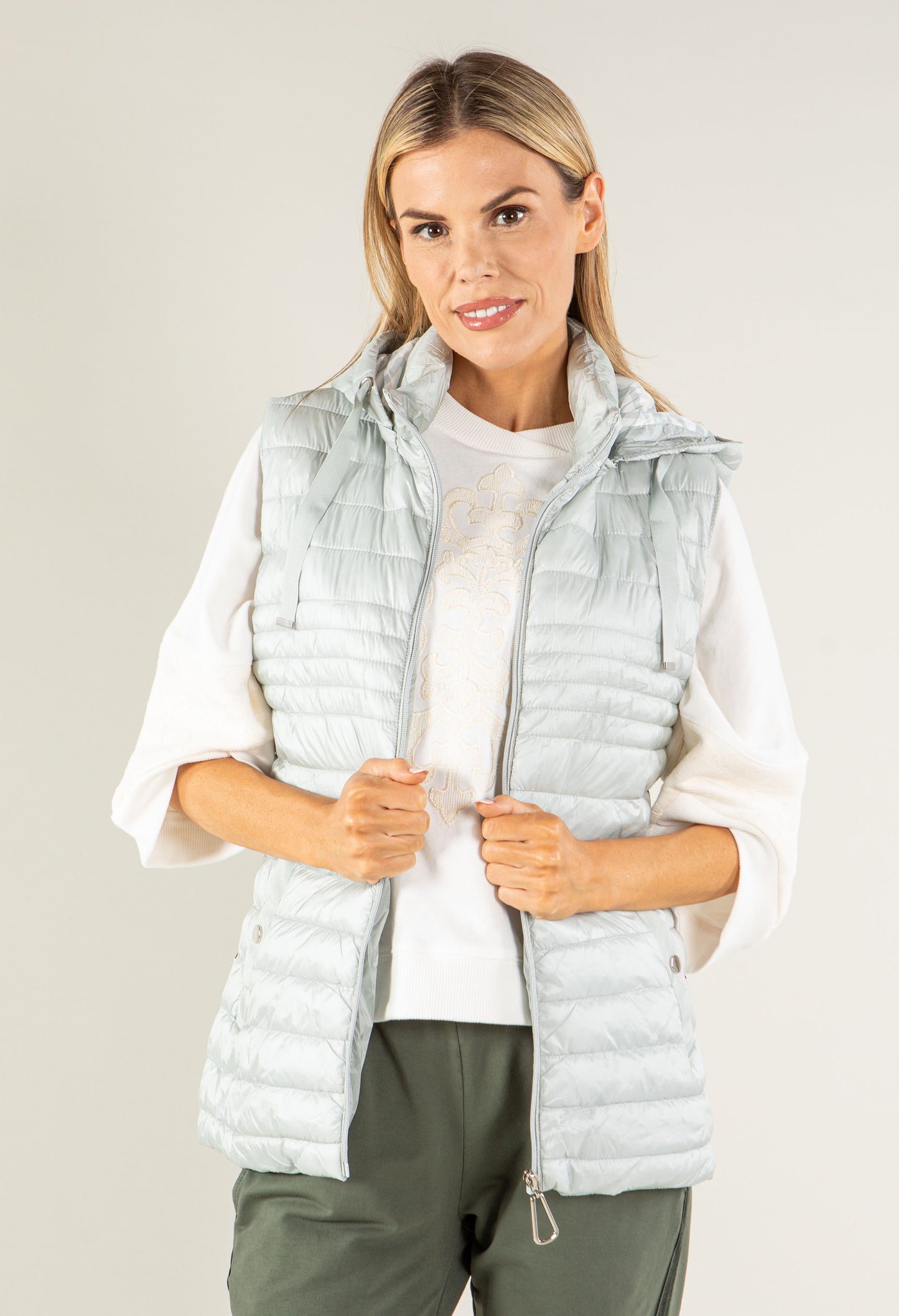 Hooded Quilted Gilet