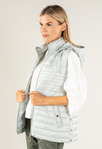 Hooded Quilted Gilet