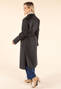 Longline Belted Trench Coat