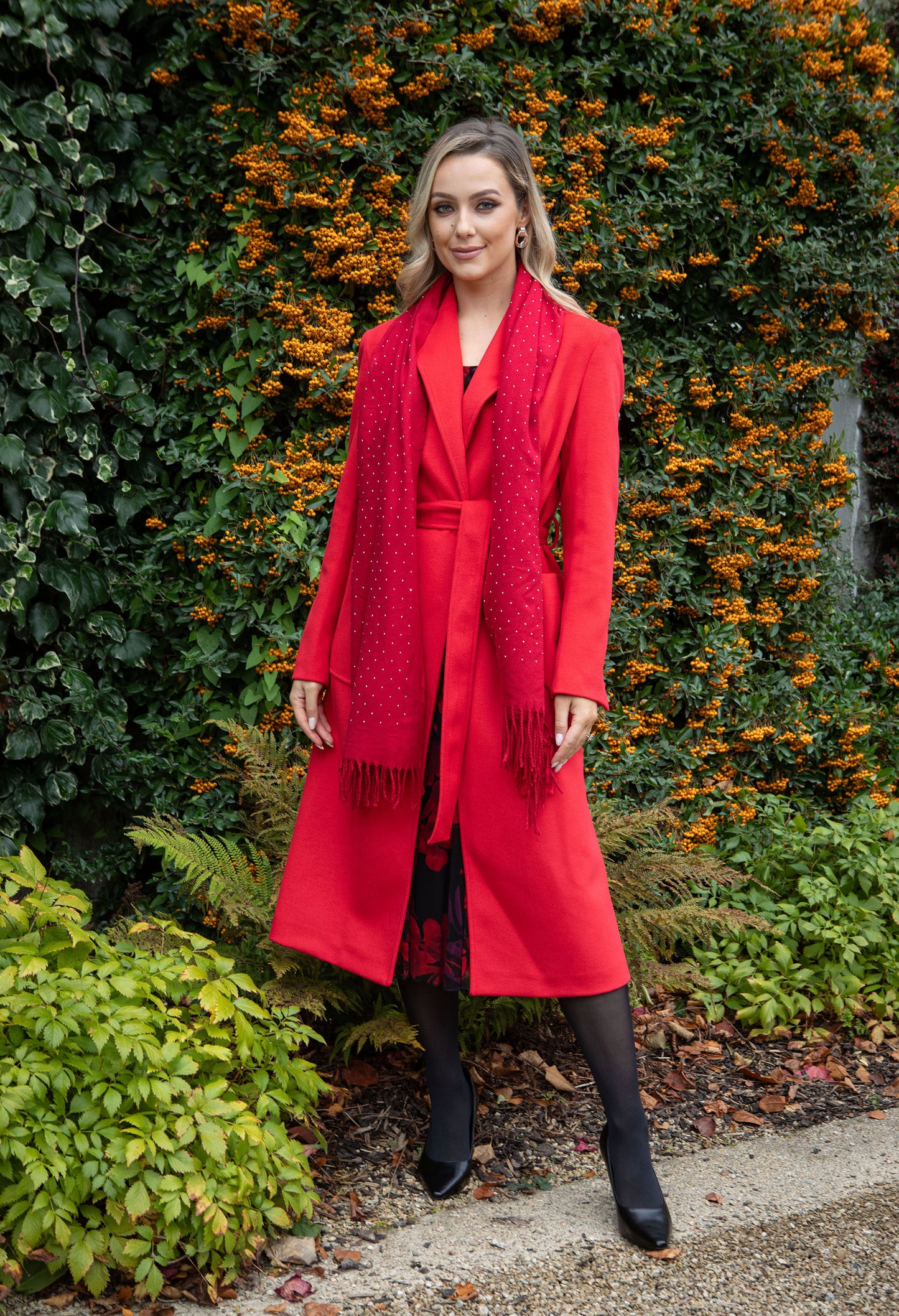 Longline Belted Trench Coat