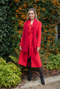 Longline Belted Trench Coat