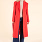Longline Belted Trench Coat