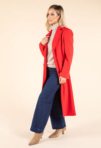 Longline Belted Trench Coat