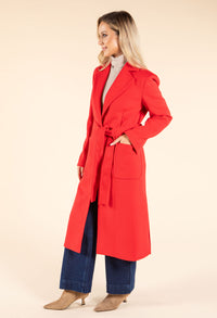 Longline Belted Trench Coat