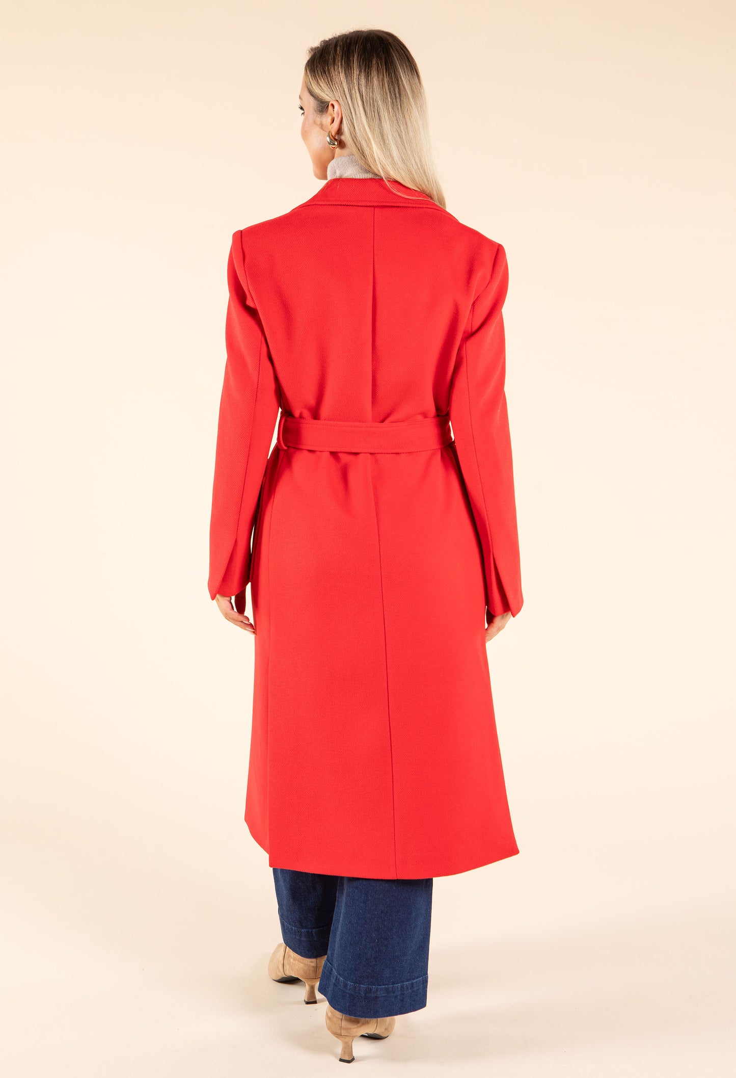Longline Belted Trench Coat