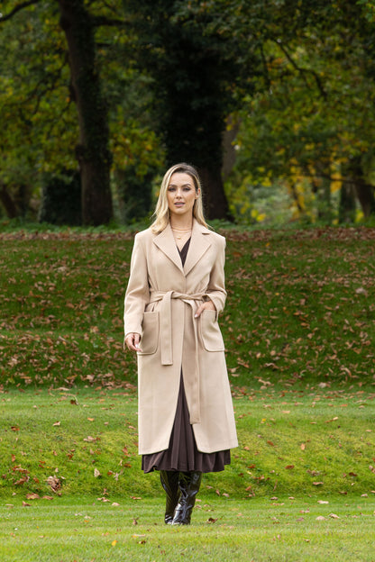 Longline Belted Trench Coat