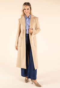 Longline Belted Trench Coat