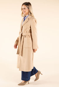 Longline Belted Trench Coat