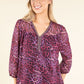 Leopard V-Neck Blouse
