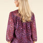 Leopard V-Neck Blouse